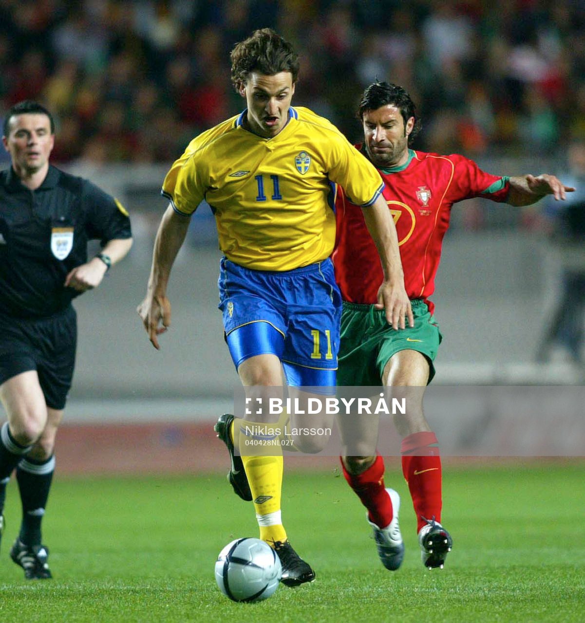 Zlatan Ibrahimovic, Sverige och Luis Figo, Portugal
