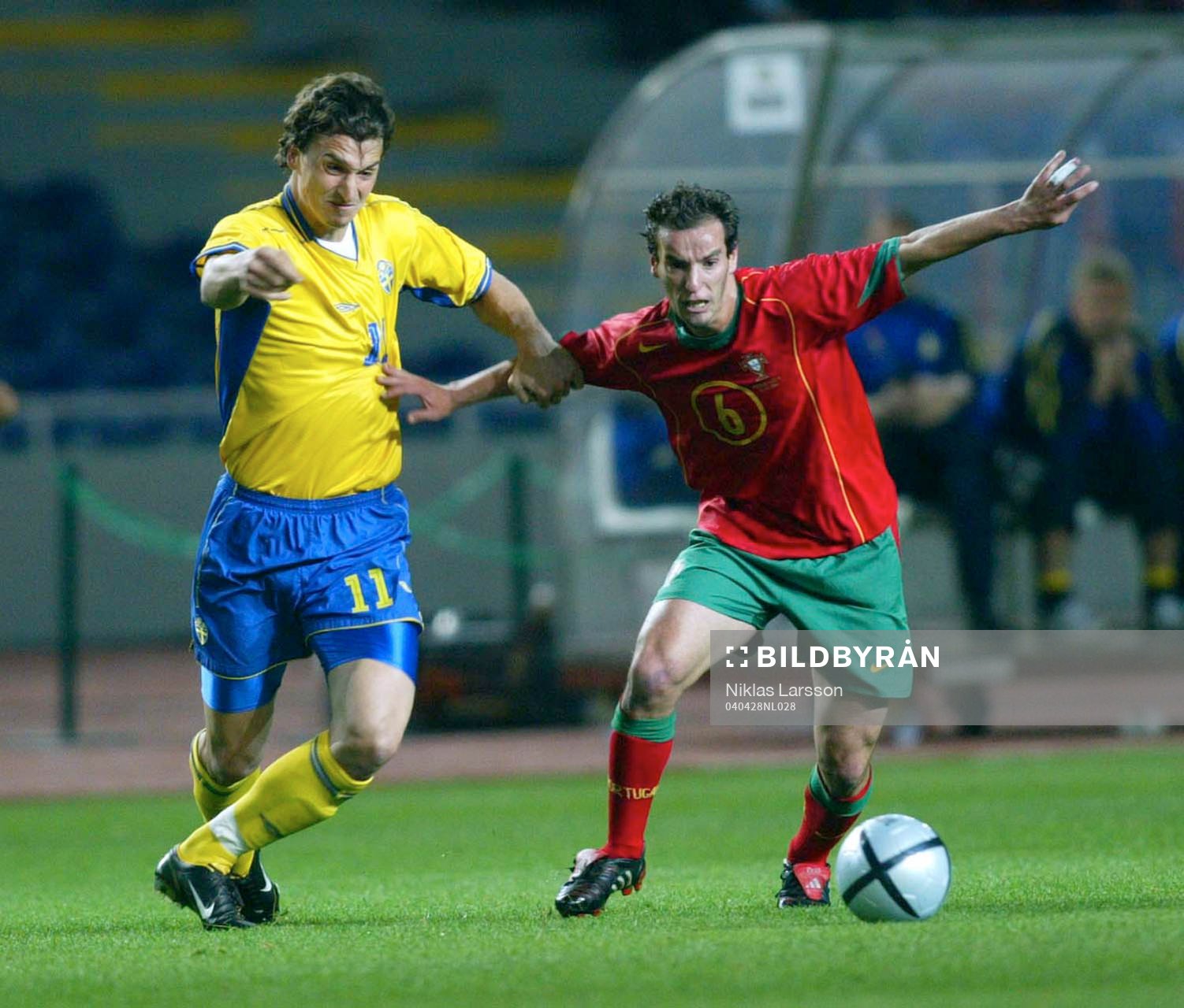 Zlatan Ibrahimovic, Sverige och Petit, Portugal