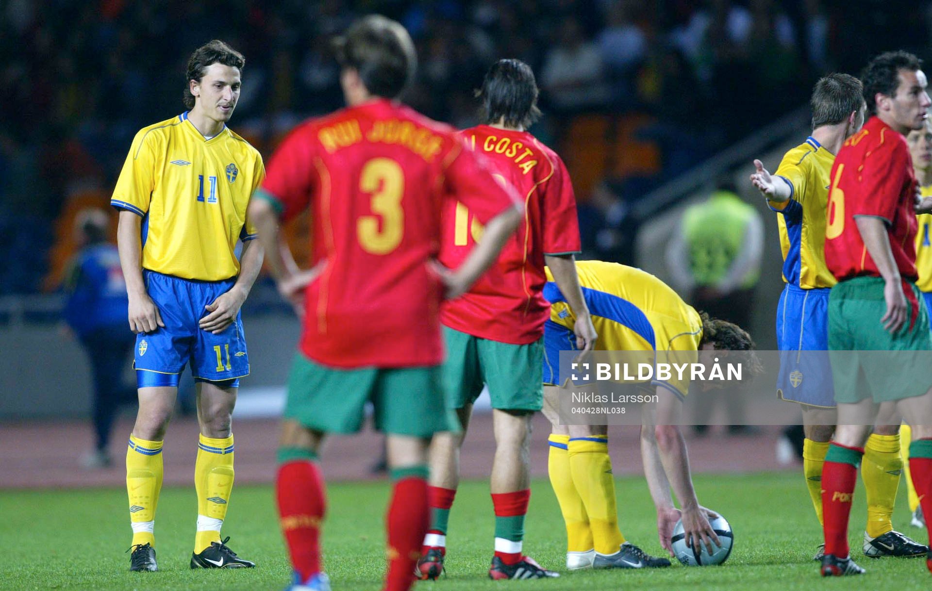 Zlatan Ibrahimovic och Kim Källström, Sverige