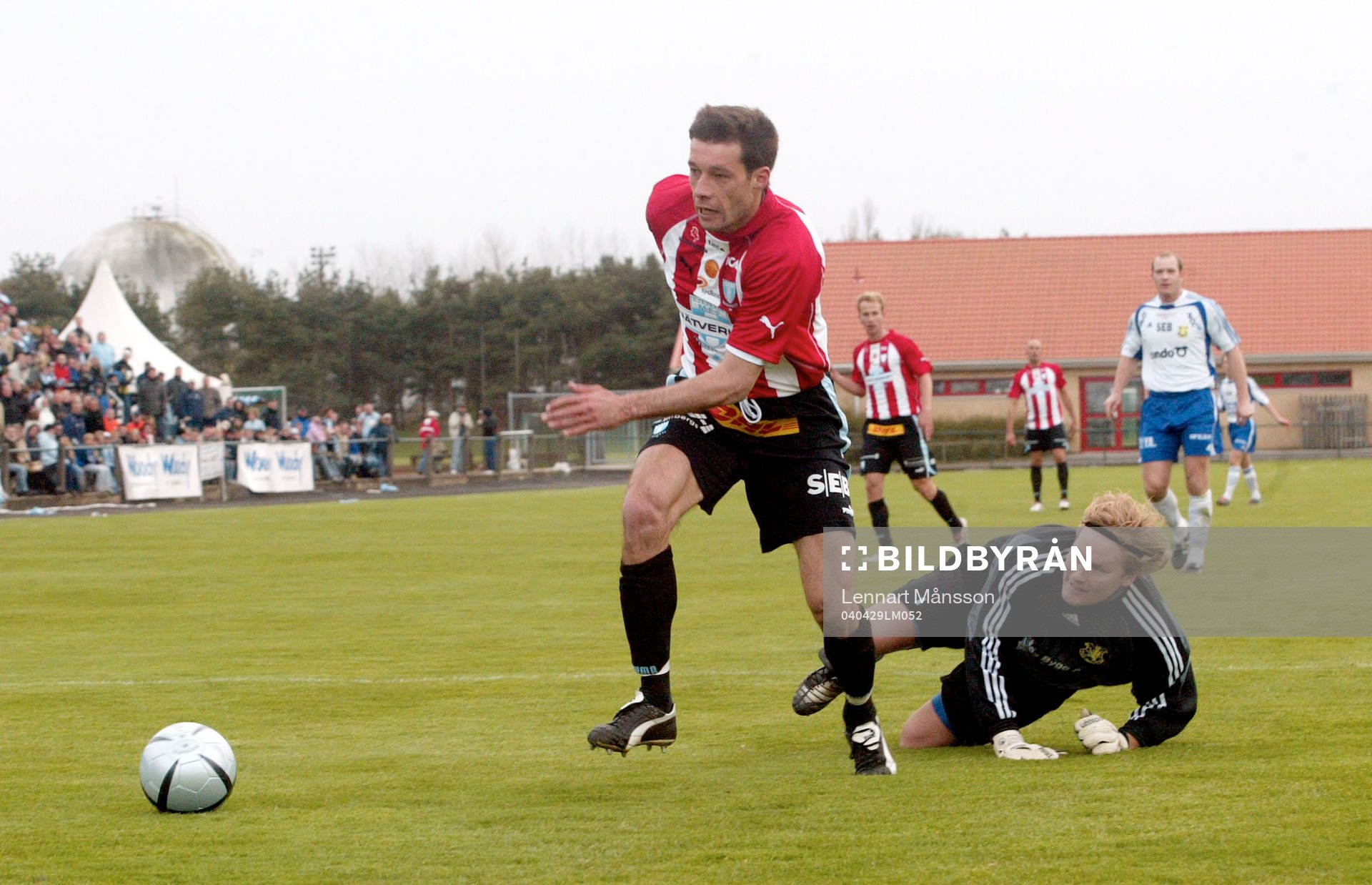 Igor Sypniewski och Daniel Andersson, målvakt