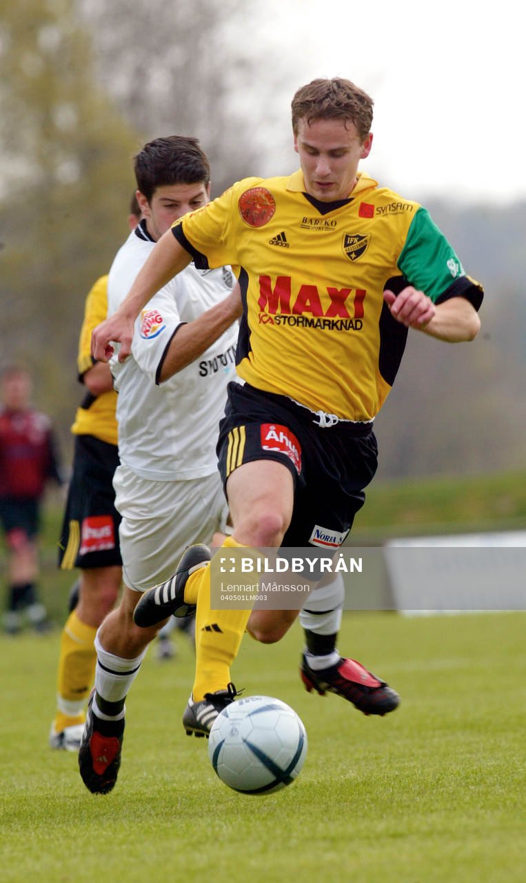 David Eek visar härlig bollkontroll