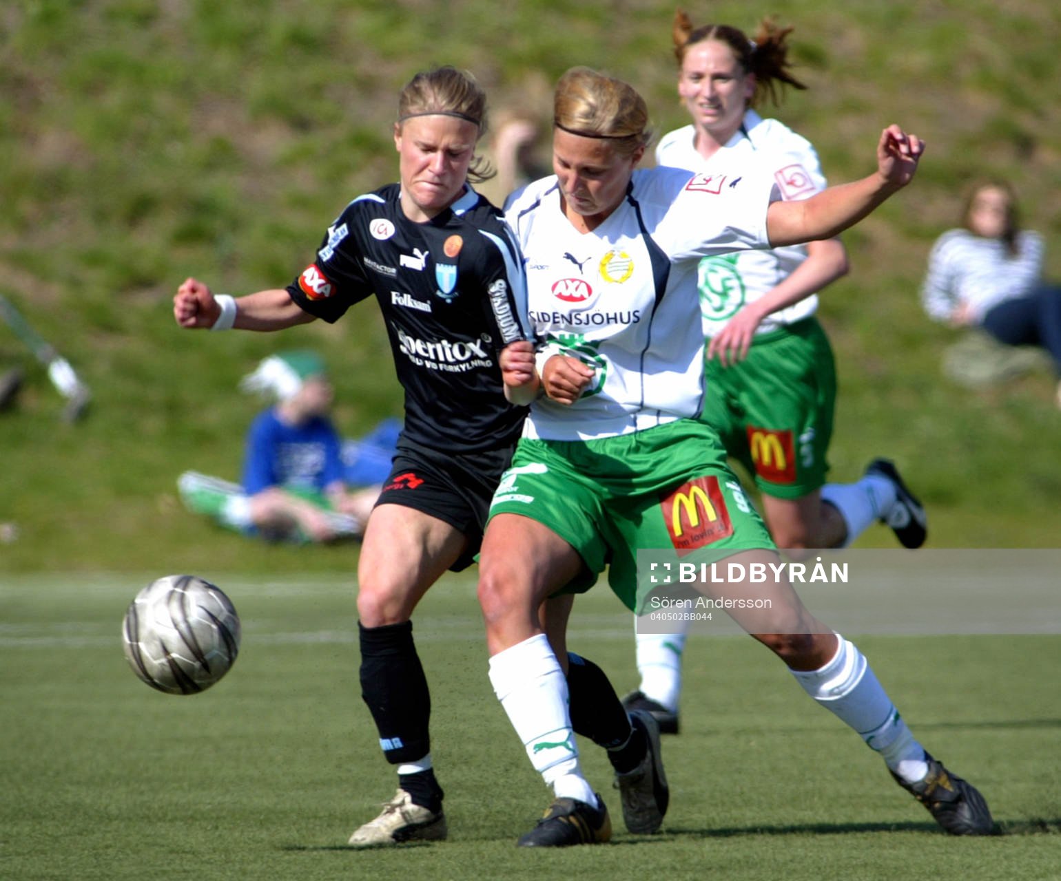 Asthildur Helgadottir, Malmö och Elin Ek, Hammarby