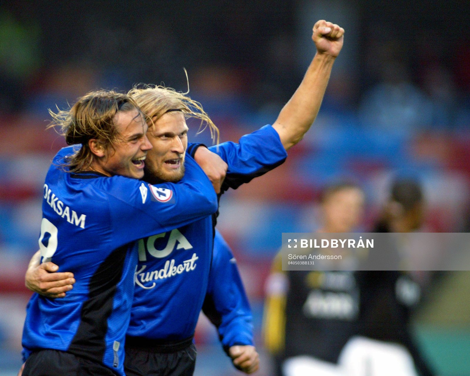 Per Johansson och Markus Rosenberg, Halmstad jublar (Jubel)