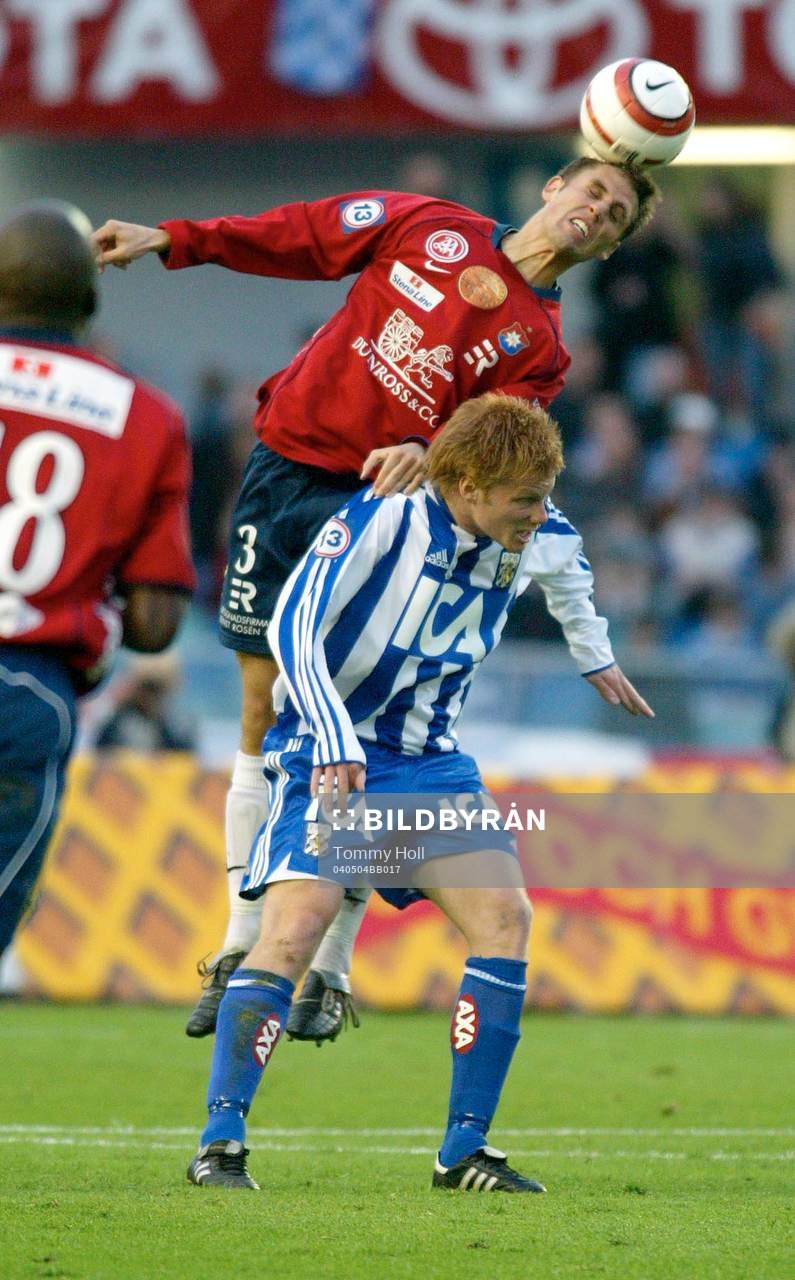 Msrcus Dahlin, Örgryte och Patrik Andersson (Patrik