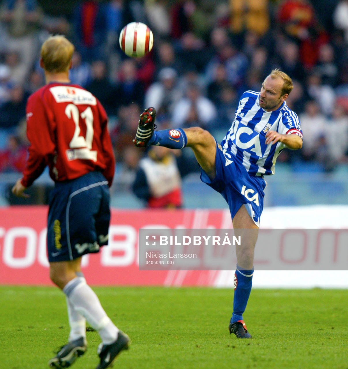 Fotboll, allsvenskan Örgryte-Göteborg på Ullevi. Håkan