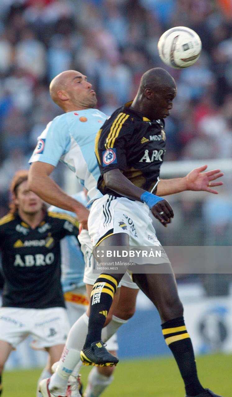 Daniel Majstorovic och Pa-Modou Kah, AIK