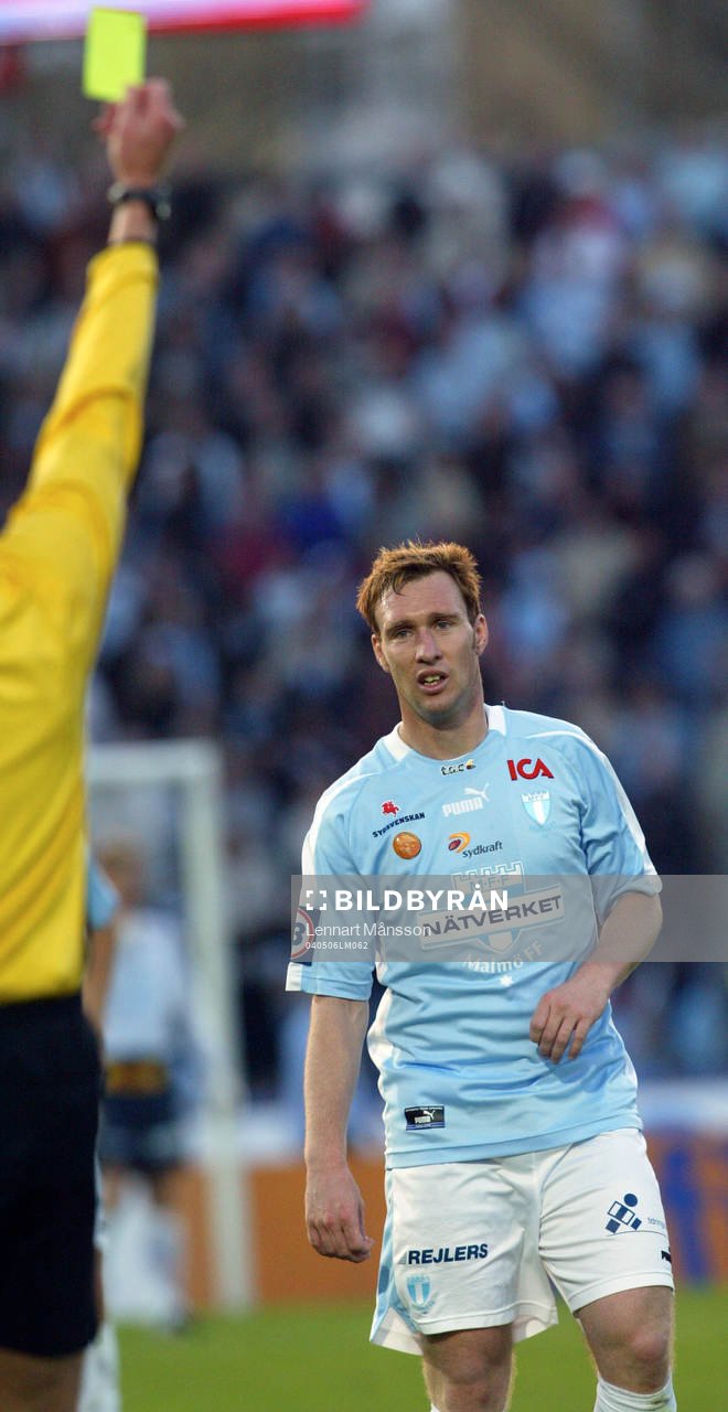 Niklas Skoog, Malmö (Varning, Gult Kort)