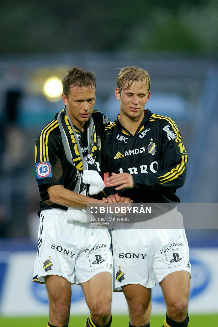 Krister Nordin och Martin Åslund, AIK