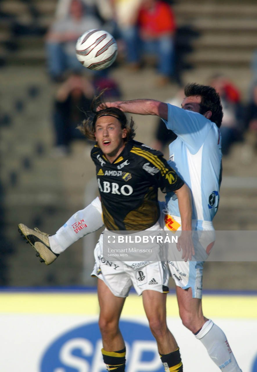 Mattias Moström, AIK och Hans Mattisson, Malmö