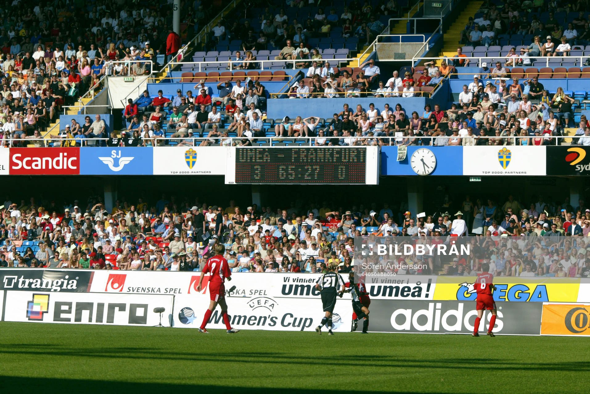 Supportrar, läktare