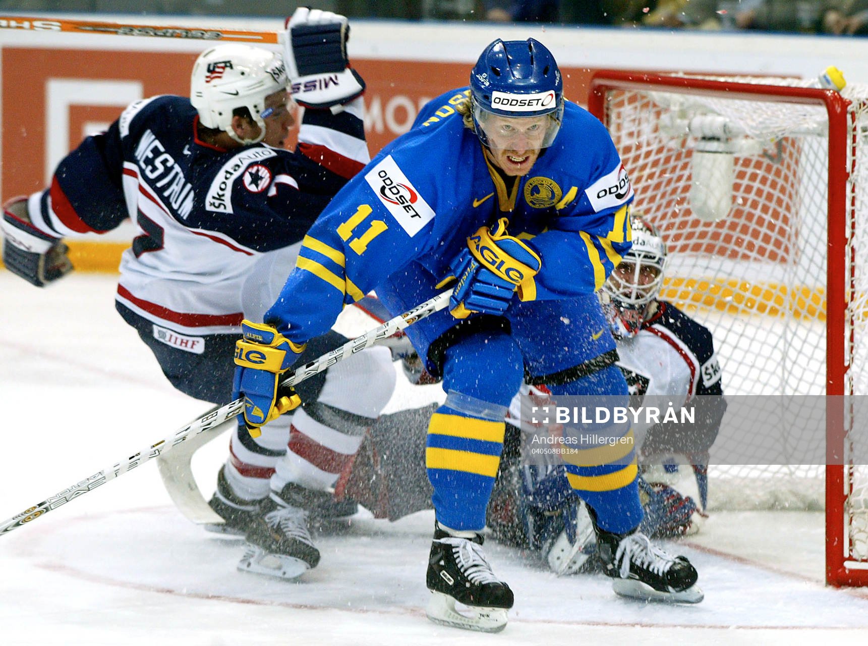 Daniel Alfredsson, Sverige och Erik Westrum, USA