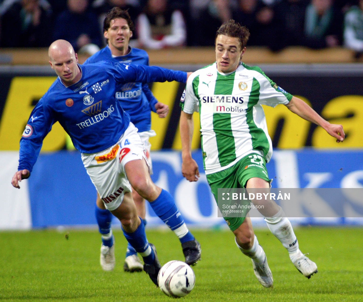 Petter Andersson, Hammarby och Johan Laursen, Trelleborg