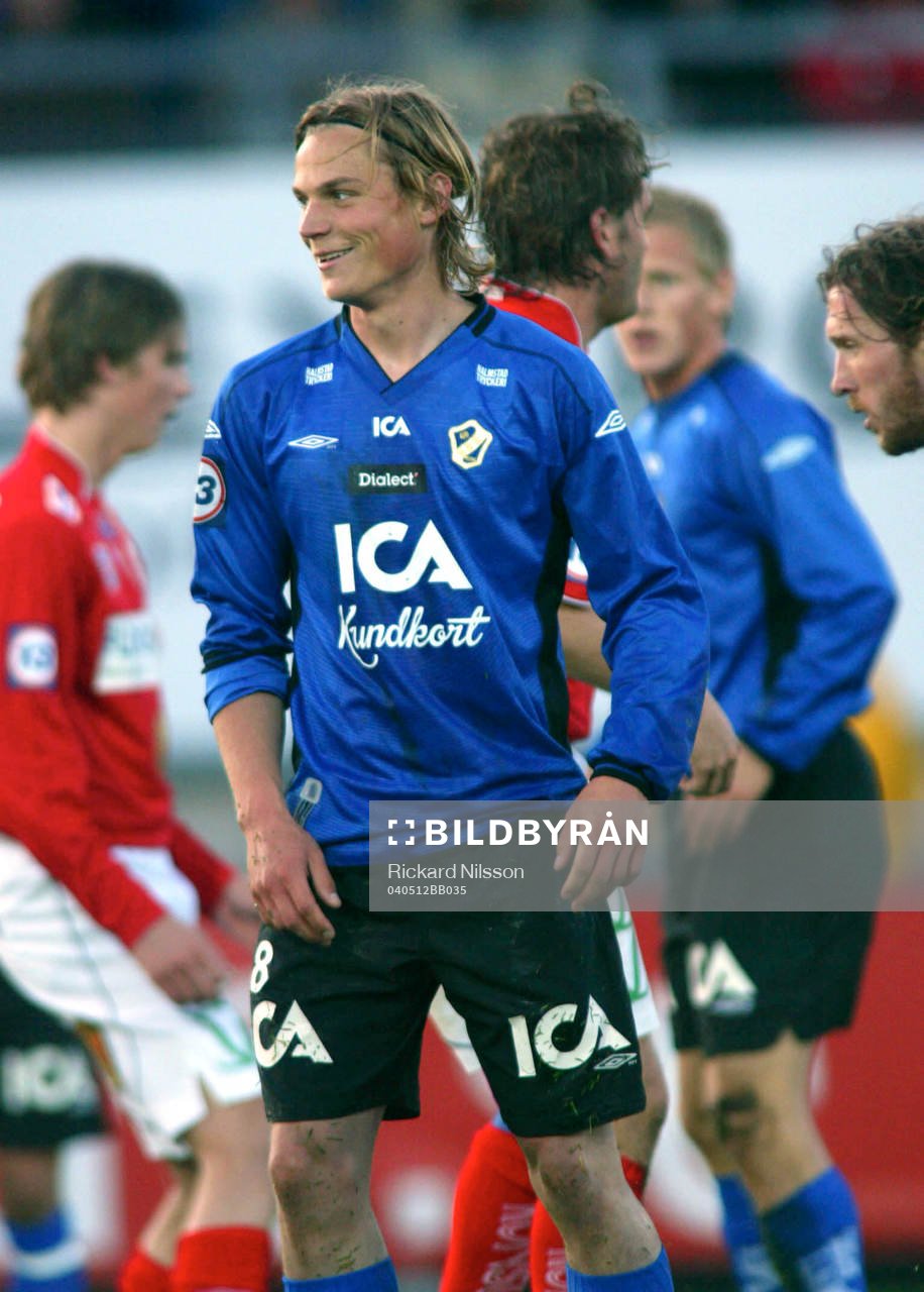 En glad Markus Rosenberg, Halmstad