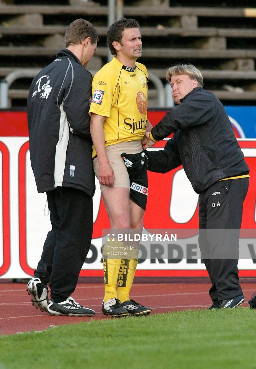 KRISTOFER ARVHAGE, SKADAD