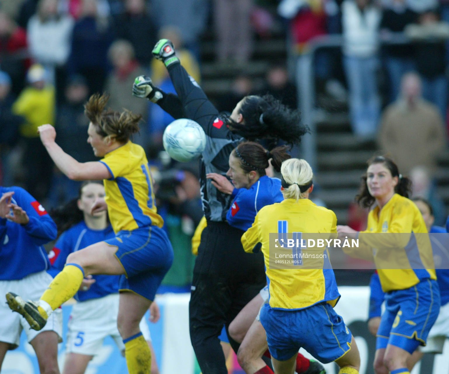 Fotboll, EM-kval, Sverige - Serbien/Montenegro