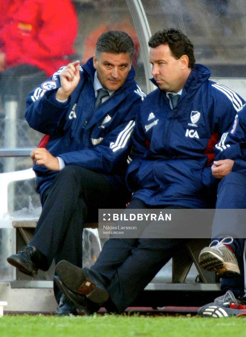 Zoran Lukic och Stefan Rehn, tränare Djurgården