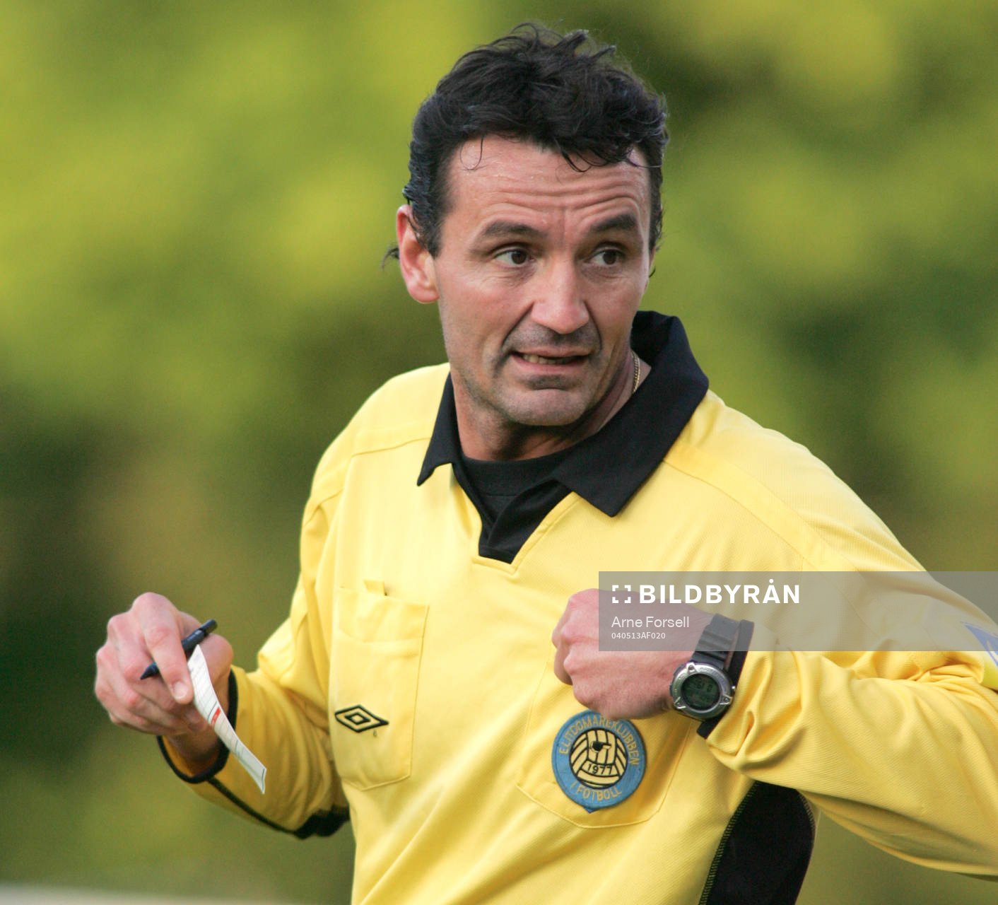 Fotboll, Allsvenskan. Miro Ulakovic, domare