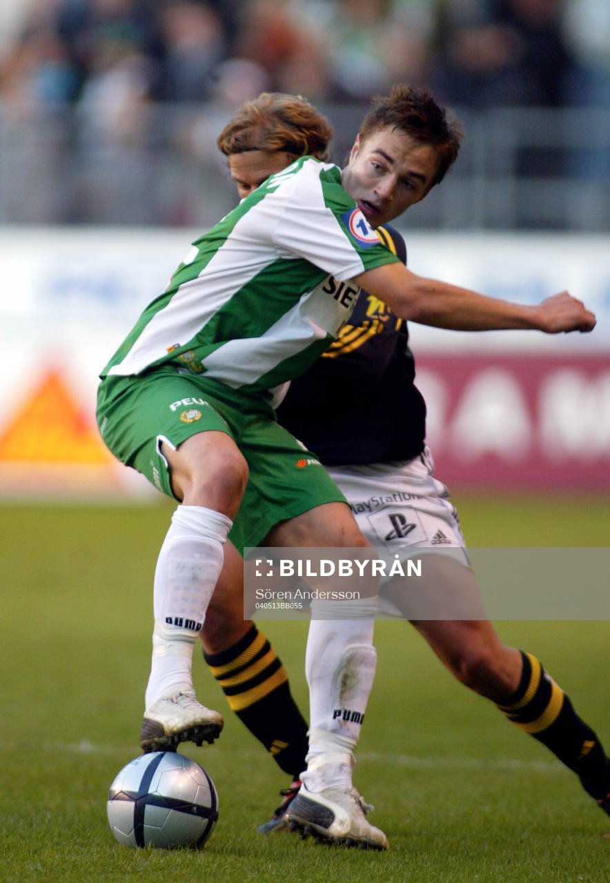 Petur Marteinsson, Hammarby och Daniel Tjernström, AIK