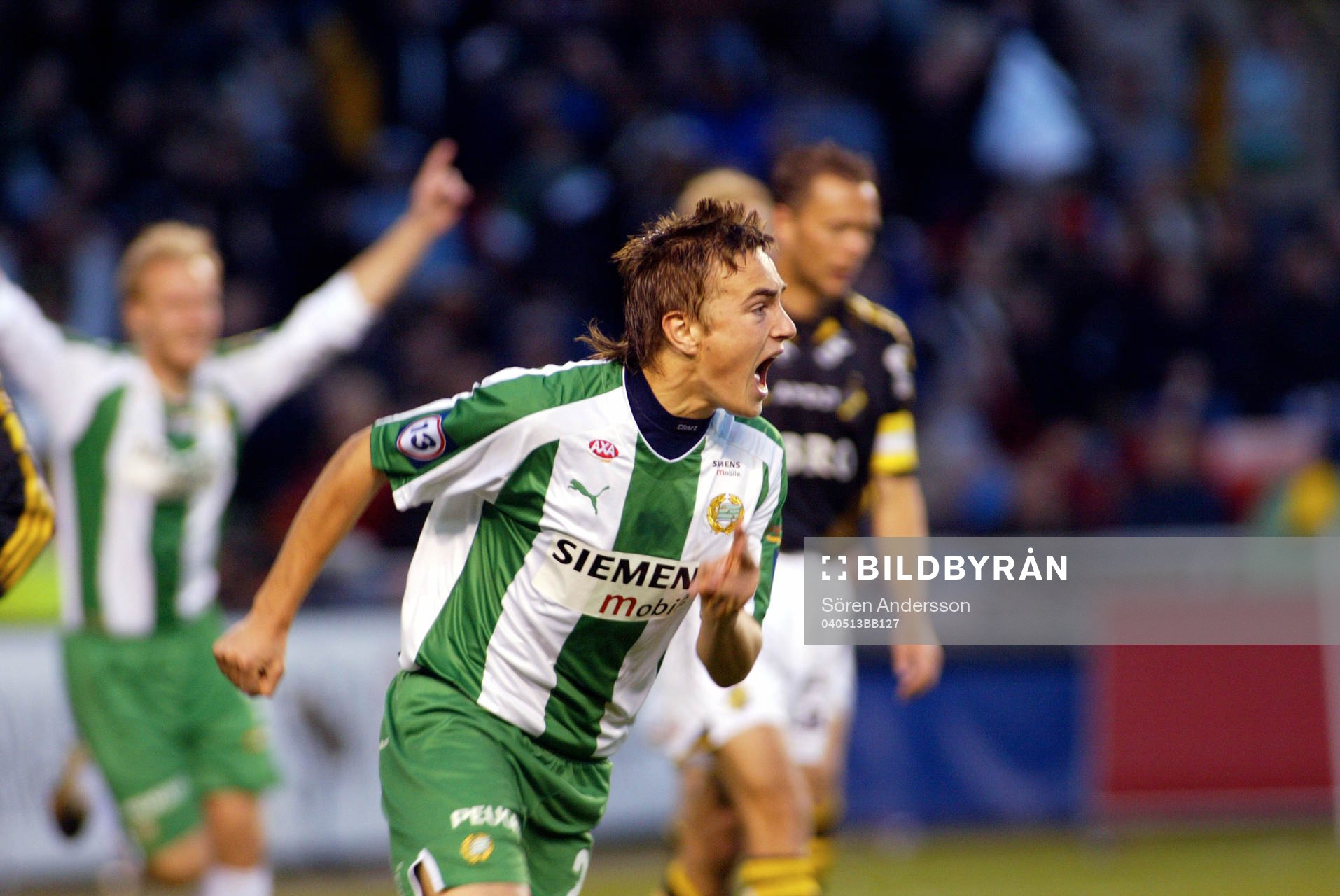 Petter Andersson, Hammarby (Jubel)