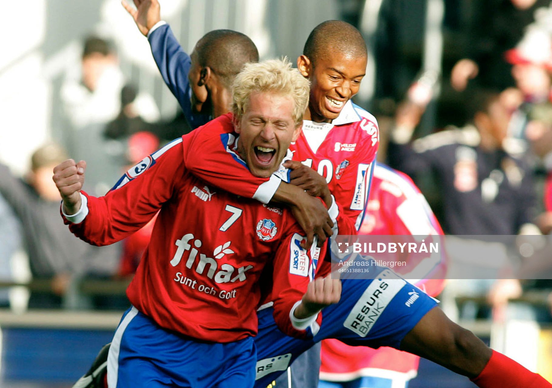 Gustaf Andersson och Thando Mngomeni, Helsingborg (Jubel)