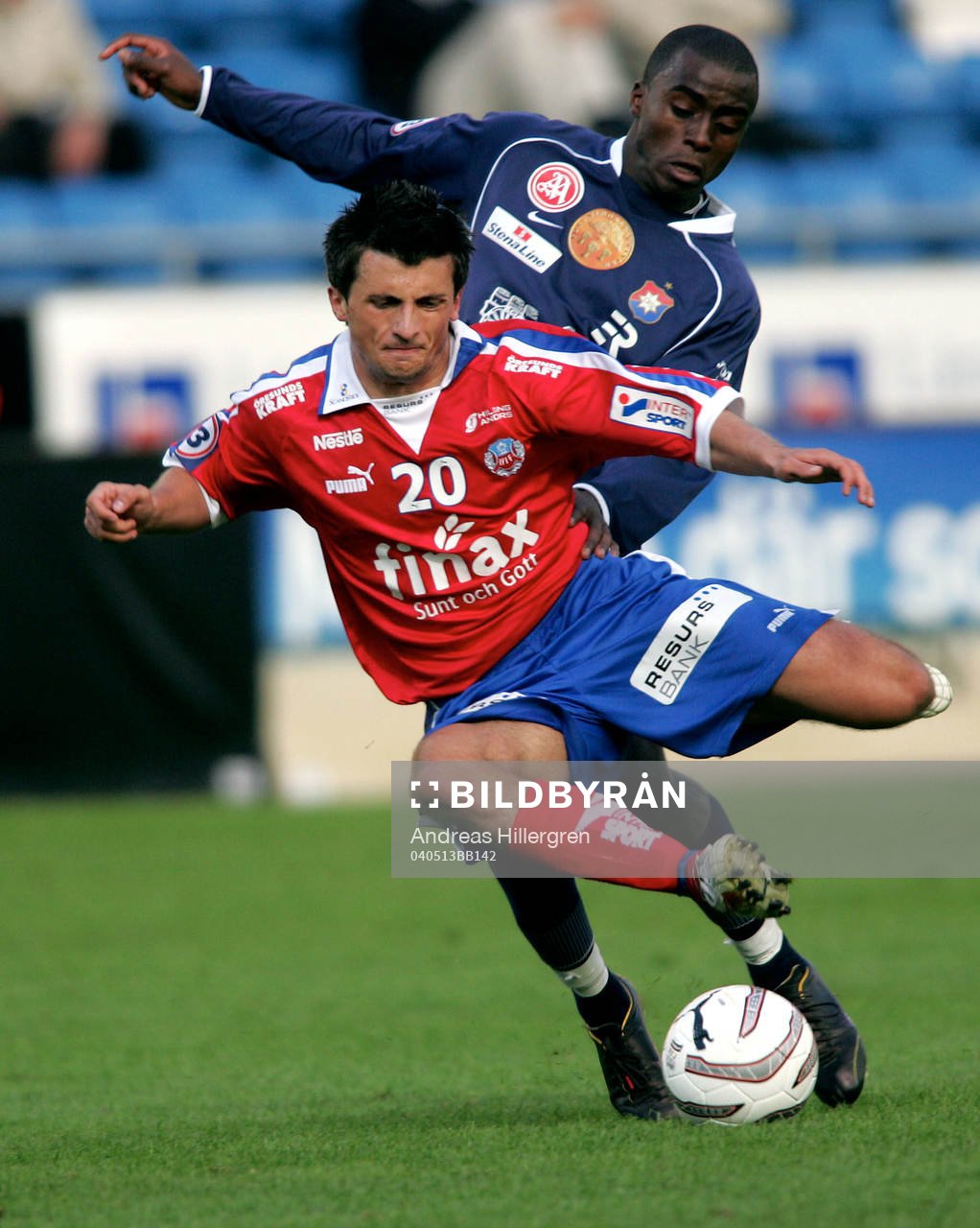 Eldin Karisik, Helsingborg och Ailton José Almeida,