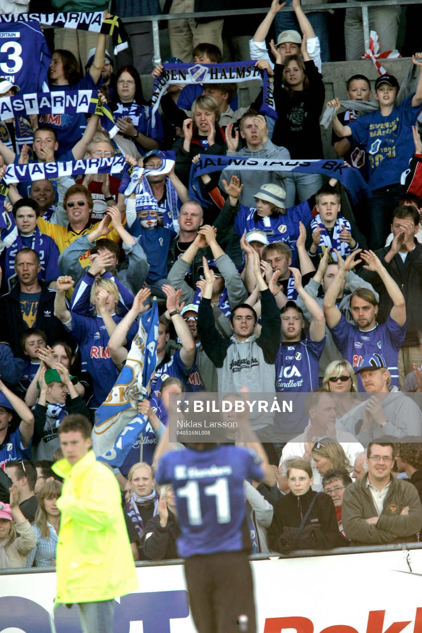 Mikael Nilsson, Halmstad tackas av fansen