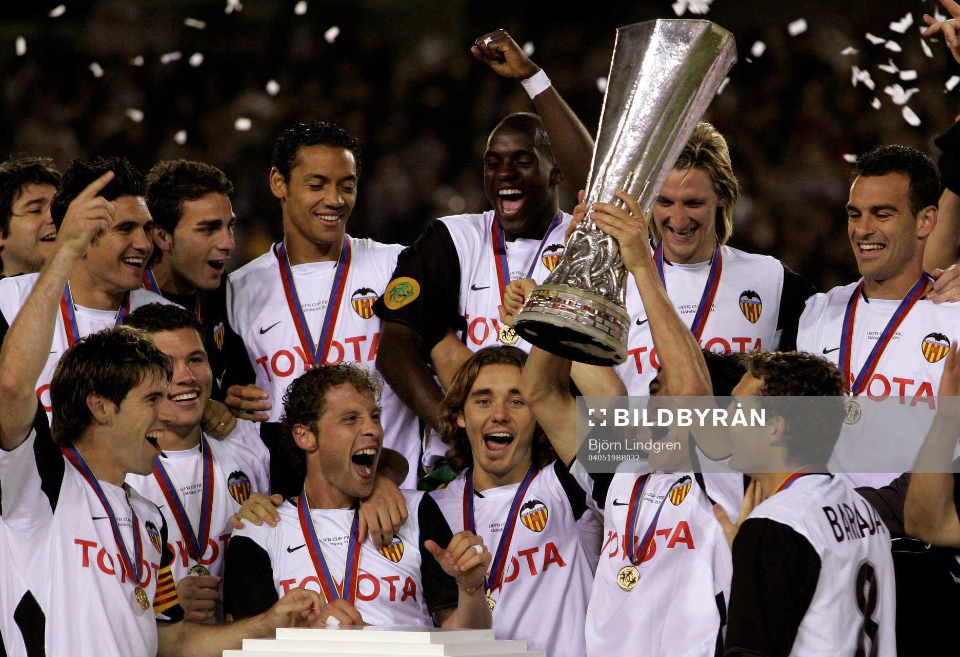 Fotboll, UEFA-cupen, UEFA Cup, Final, Valencia - Olympique
