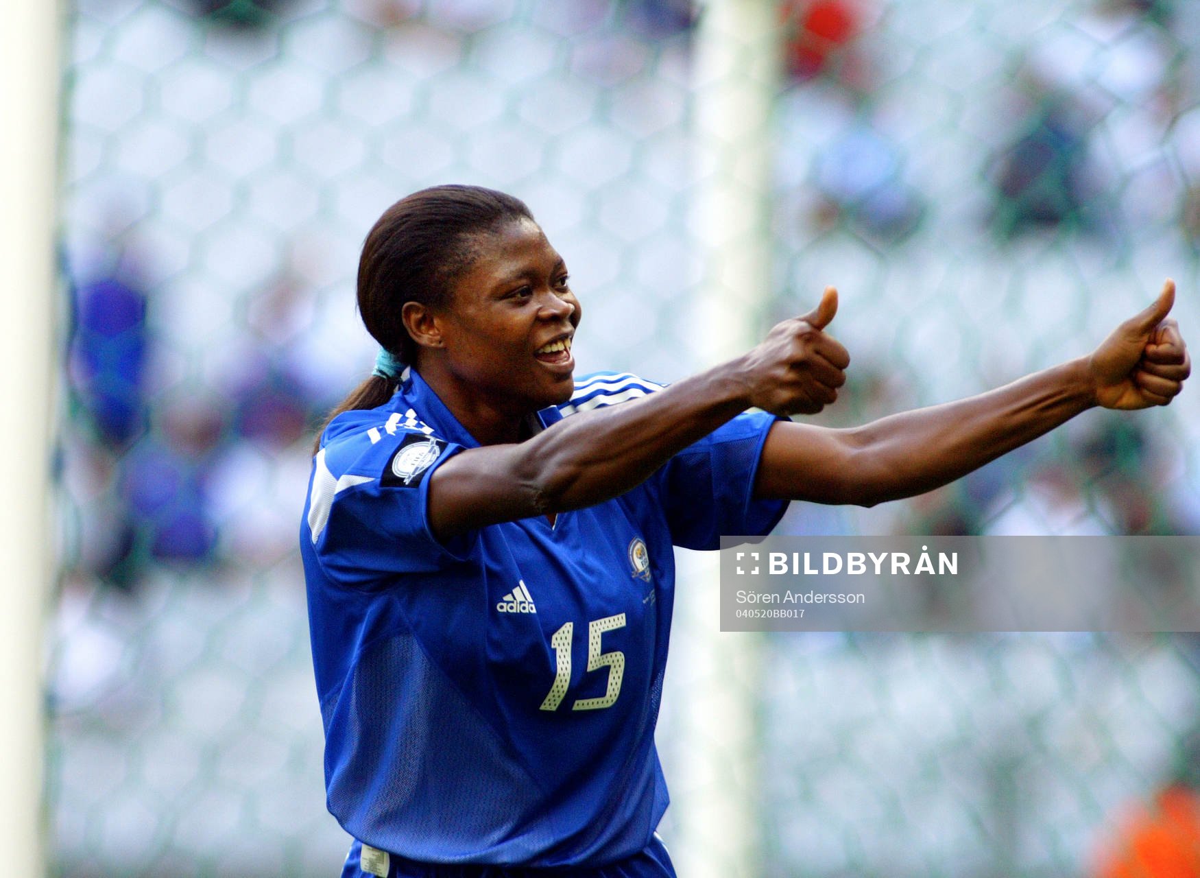  Mercy Akide, Nigeria, jubel.
