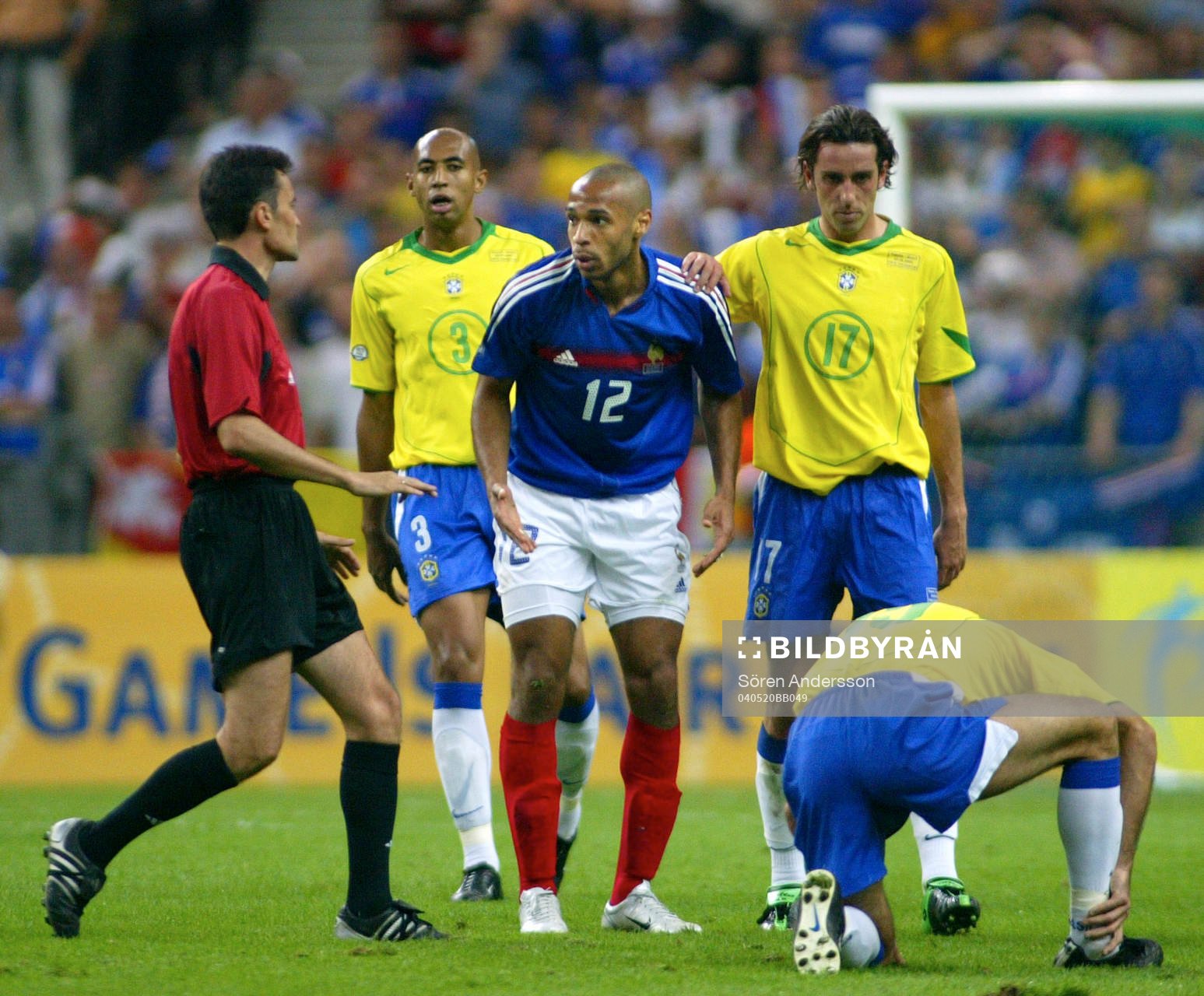 Thierry Henry, Frankrike och Edu och Luisao, Brasilien