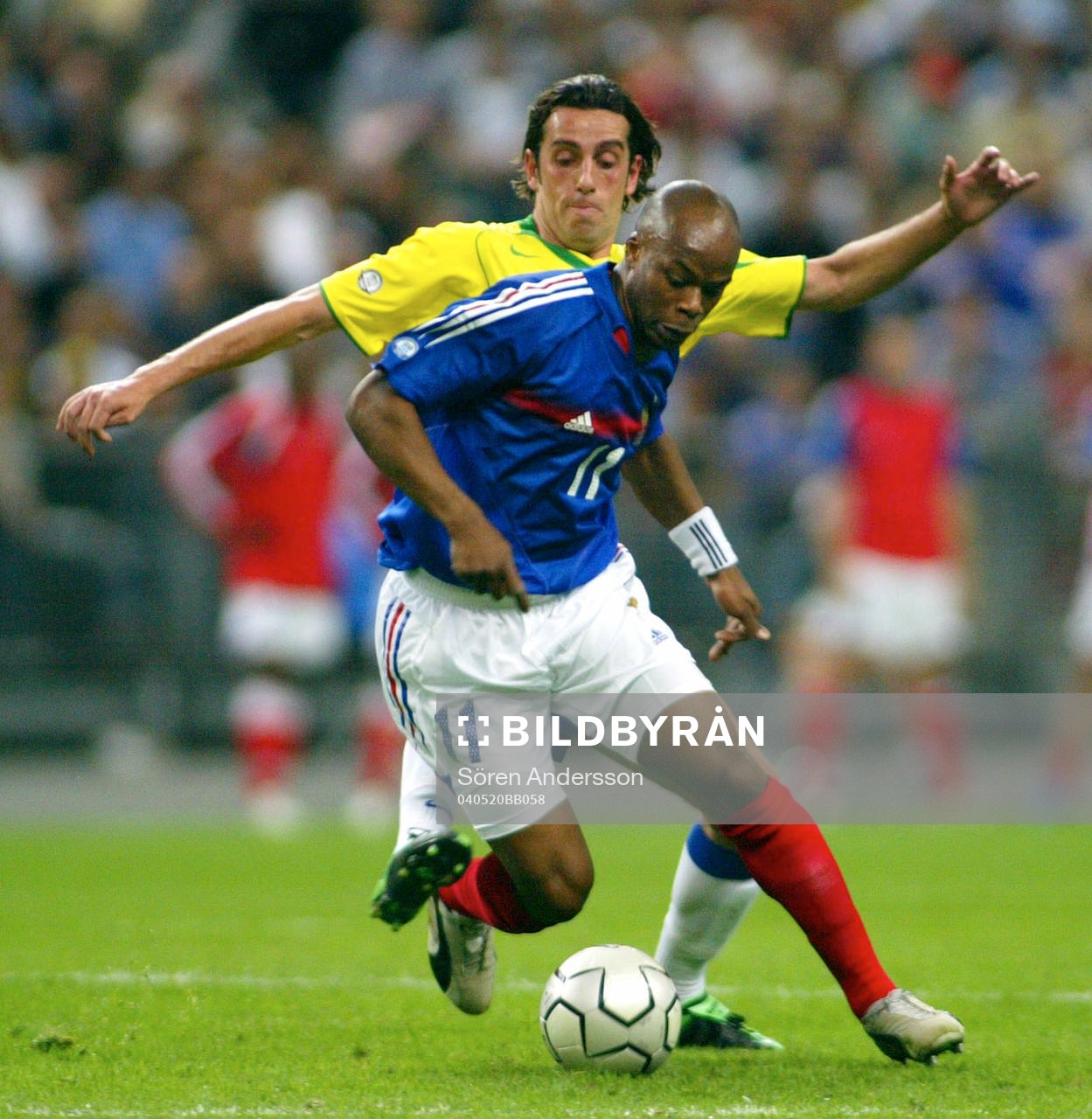 Sylvian Wiltord, Frankrike och Edu, Brasilien