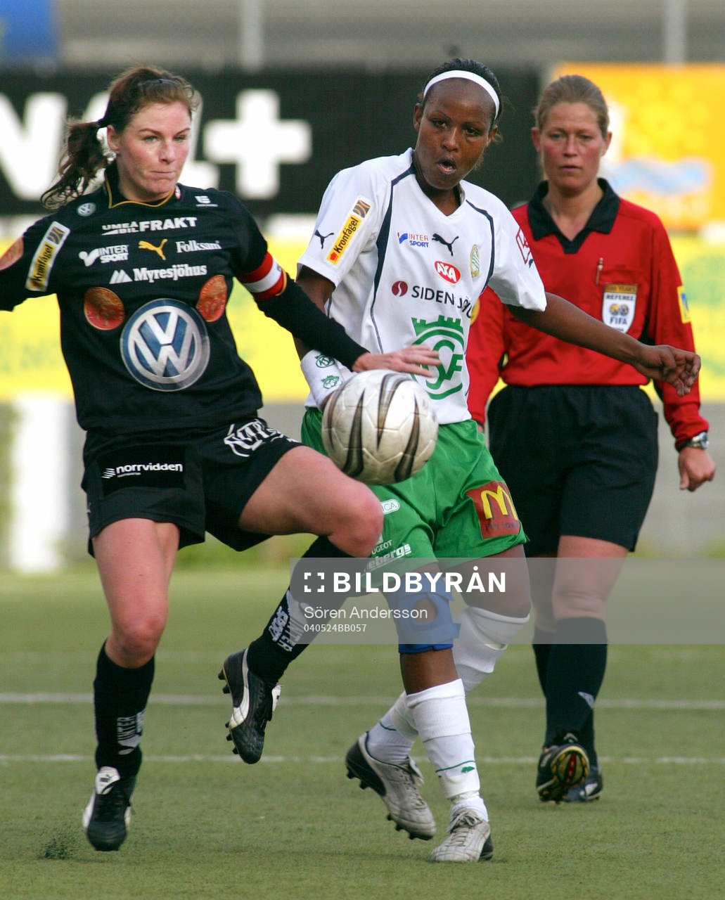 Hodan Siid Ahmed, Hammarby och Malin Moström, Umeå