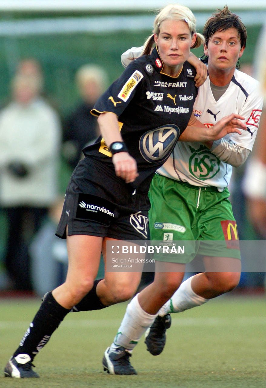 Hanna Marklund, Umeå och Josefin Christiansen, Hammarby