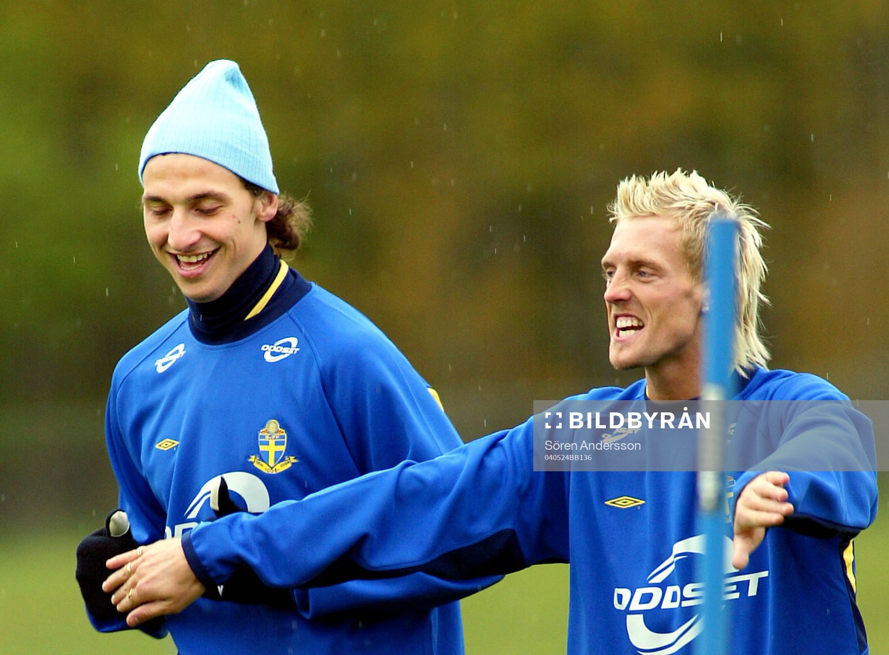 Zlatan Ibrahimovic och Christian Wilhelmsson (Christian