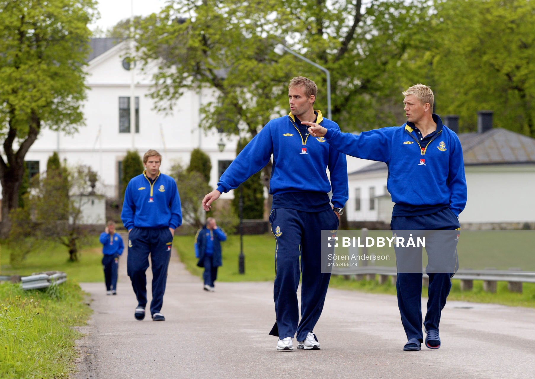 Olof Mellberg, Marcus Allbäck och Anders Svensson