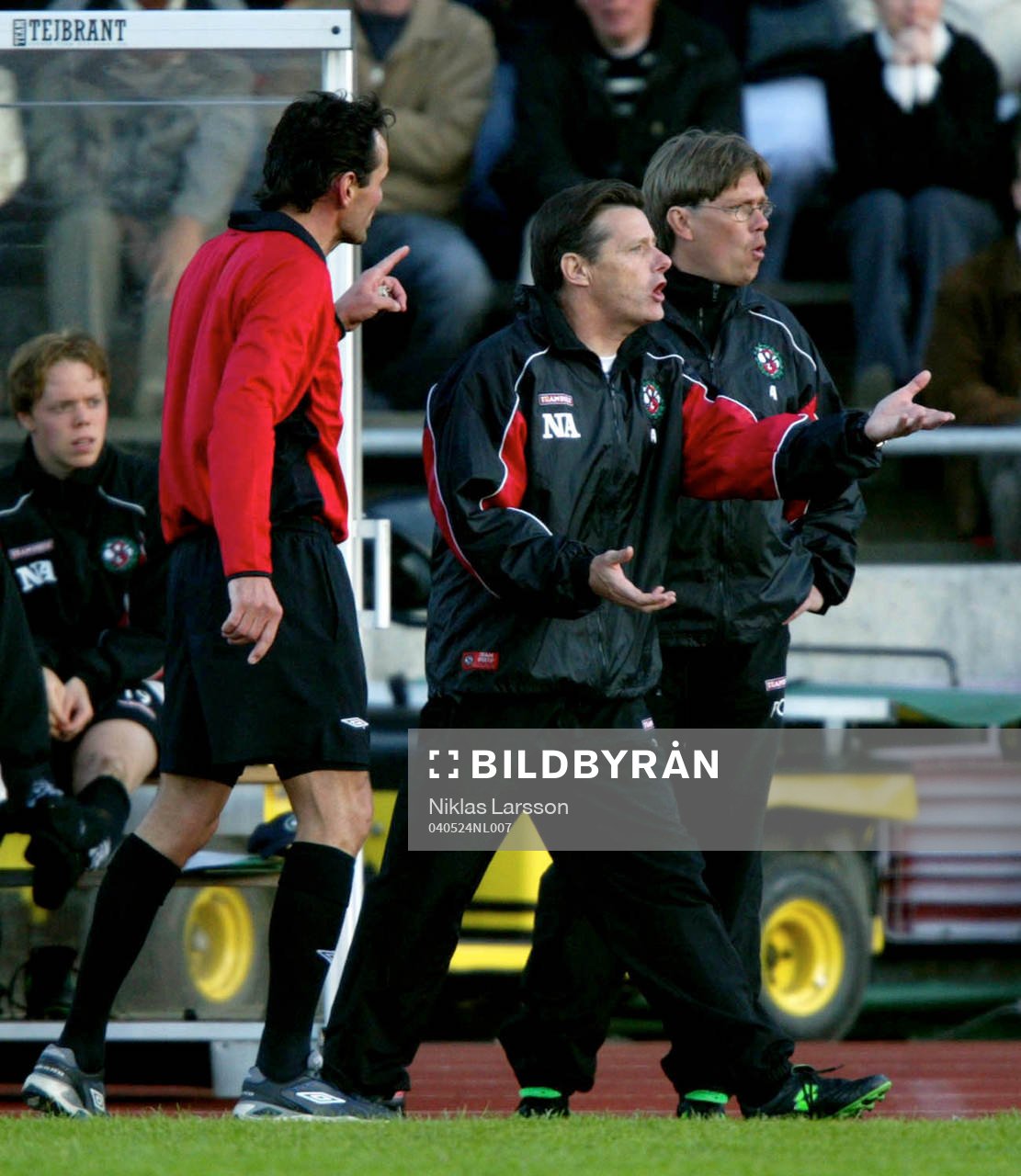 Stefan Lundin, tränare Örebro blir utvisad