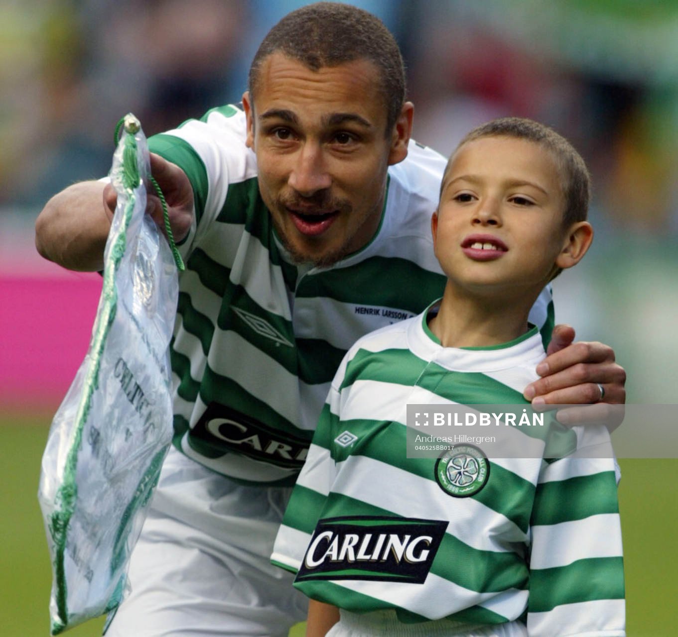 (Henrik Larssons sista match för Celtic) Henrik Larsson