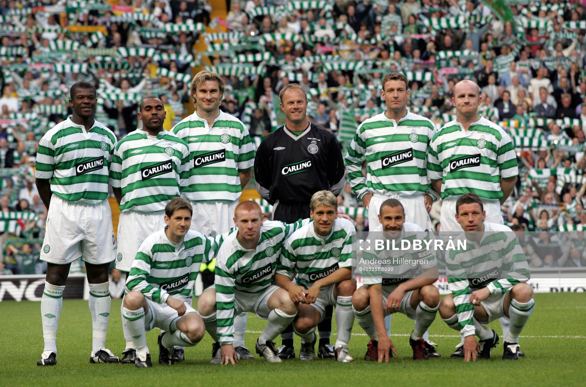 (Henrik Larssons sista match för Celtic)
