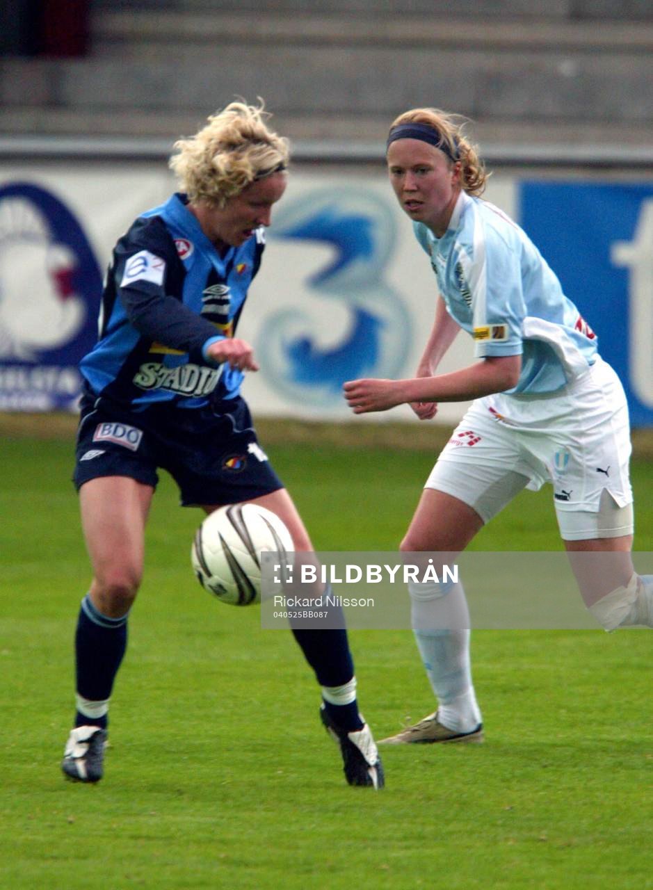 Victoria Svensson, Djurgården och Sara Larsson, Malmö