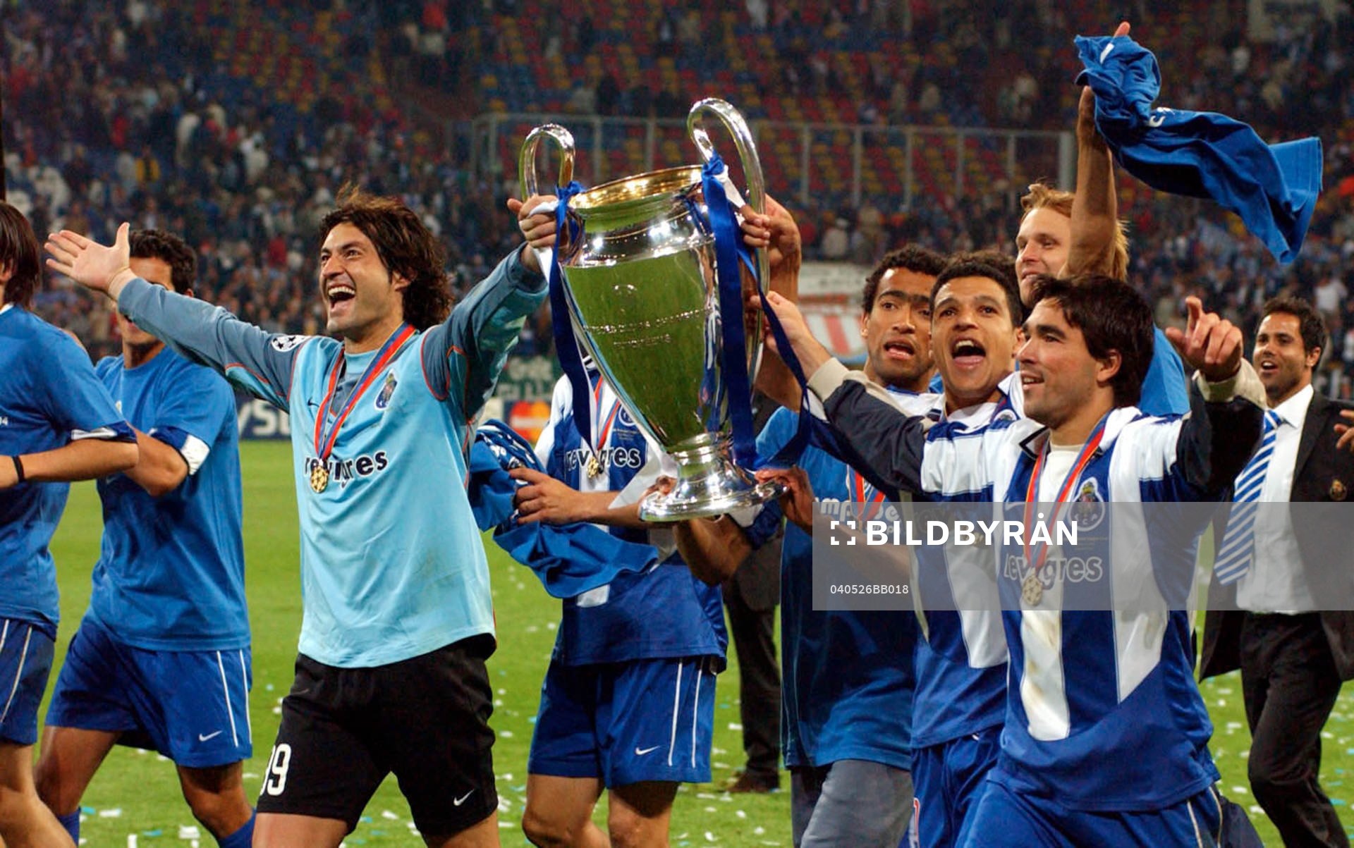 Vitor Baia och Porto jublar
