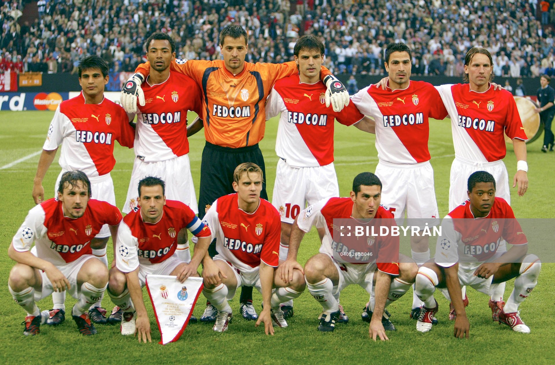 Fotboll, Champions League, AS Monaco, lagbild.