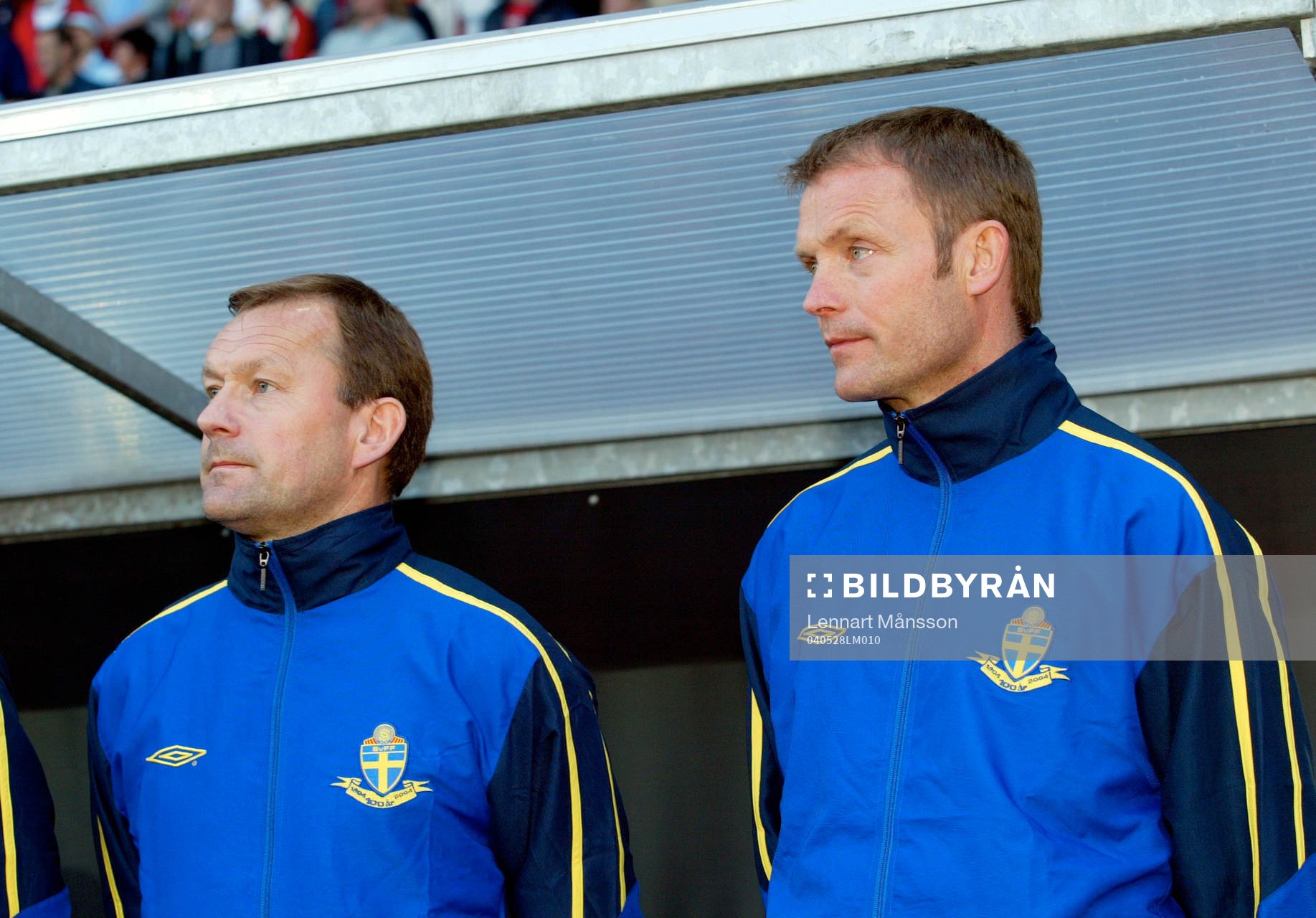 Stig Fredriksson och Torbjörn Nilsson, förbundskapten