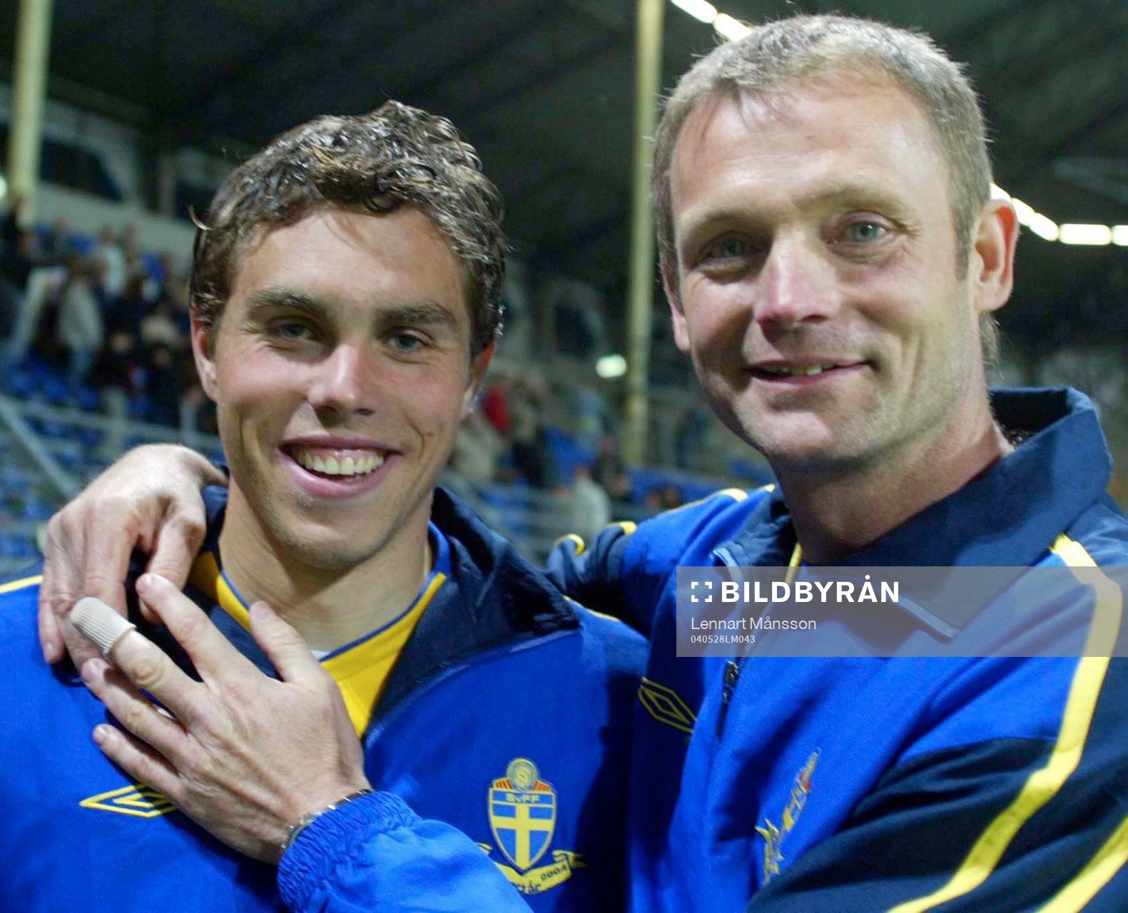 Torbjörn Nilsson, förbundskapten Sverige och Johan