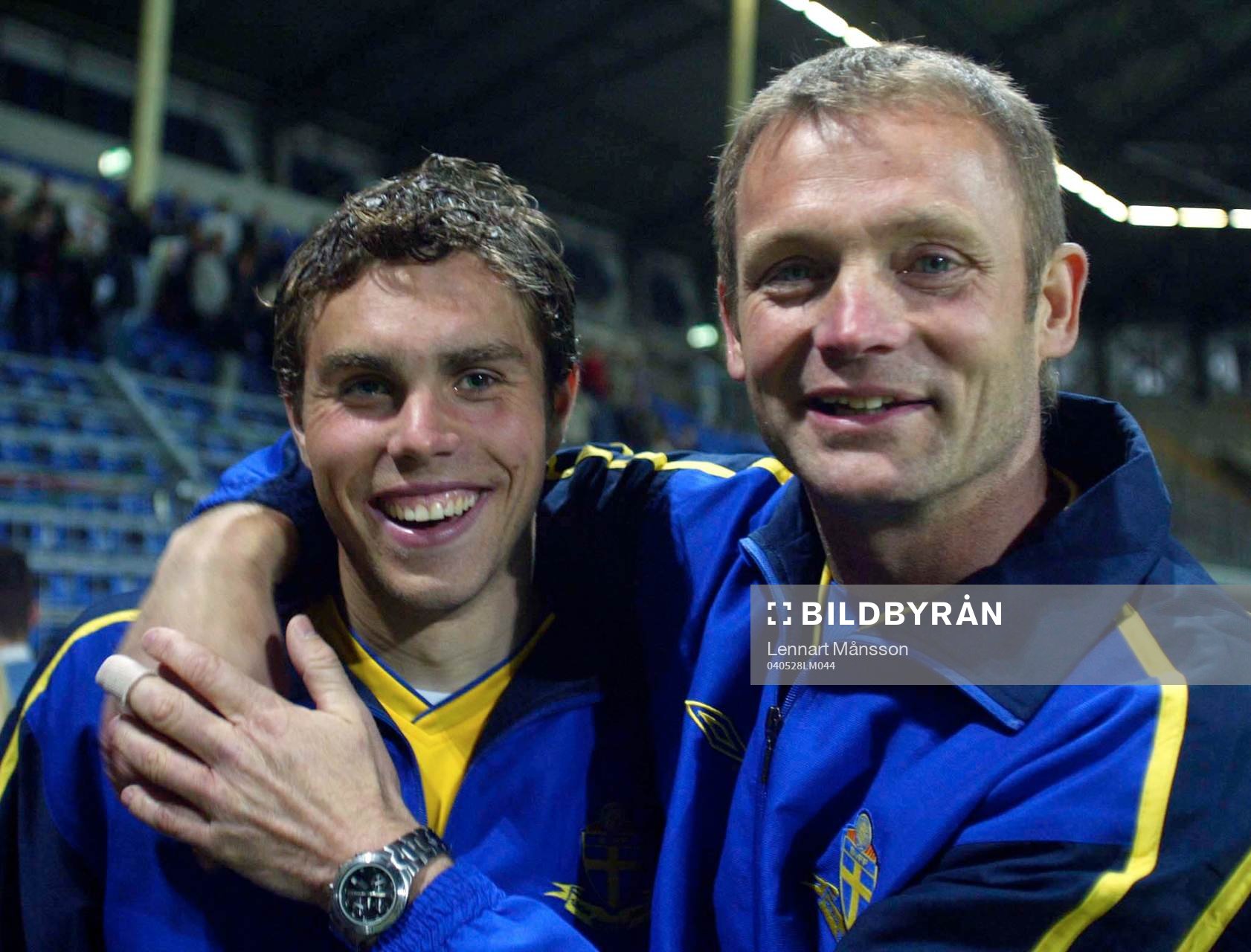 Torbjörn Nilsson, förbundskapten Sverige och Johan