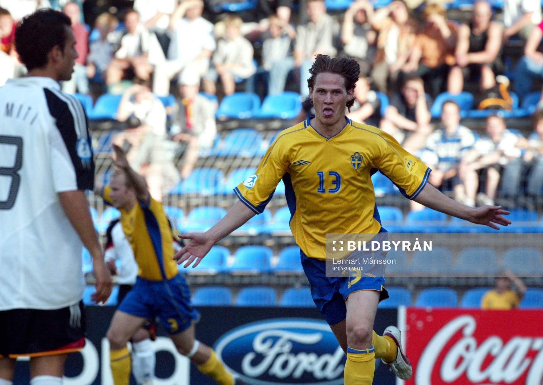  Jon Jönsson, Sverige, jubel.