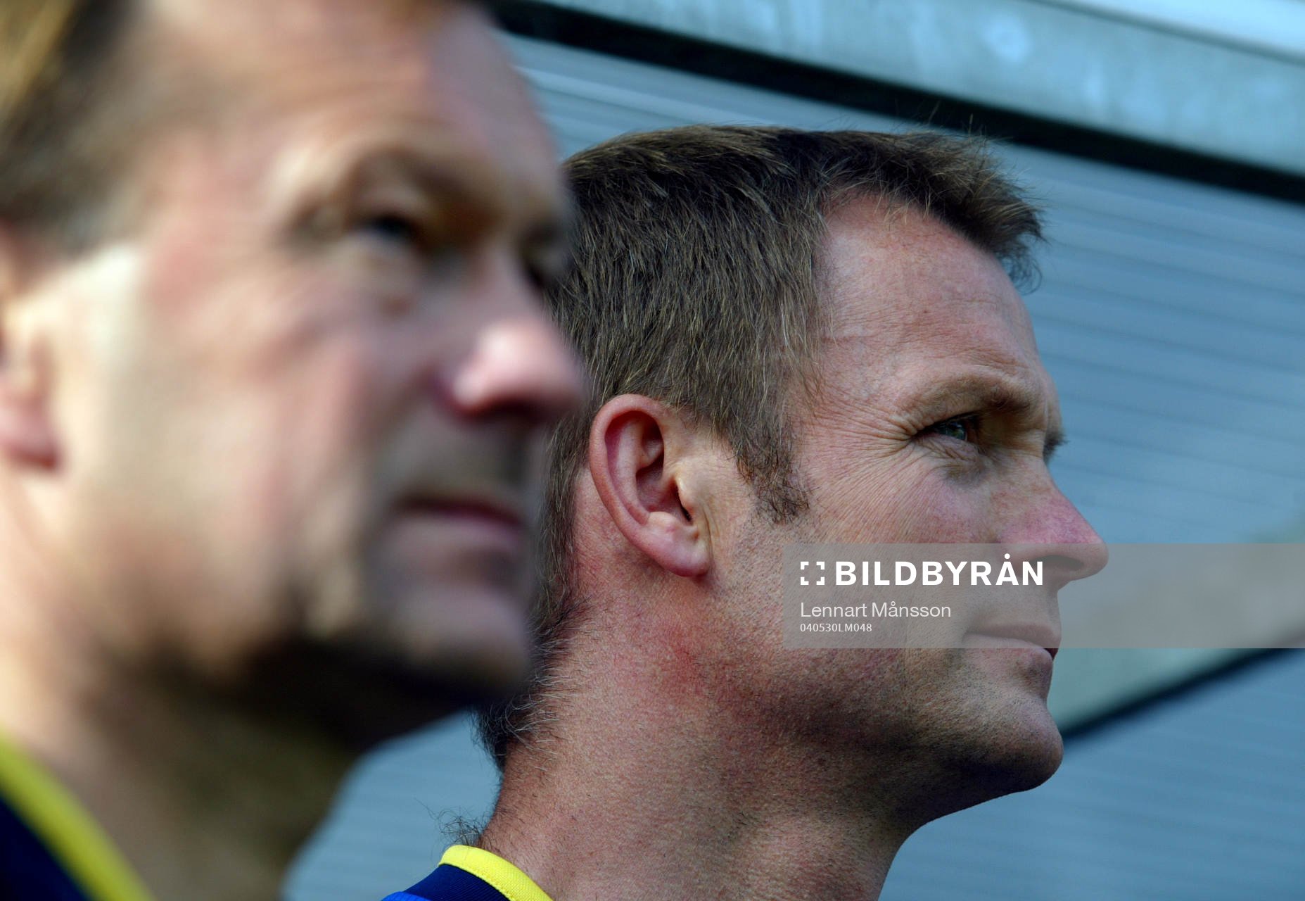 Stig Fredriksson och Torbjörn Nilsson, förbundskapten