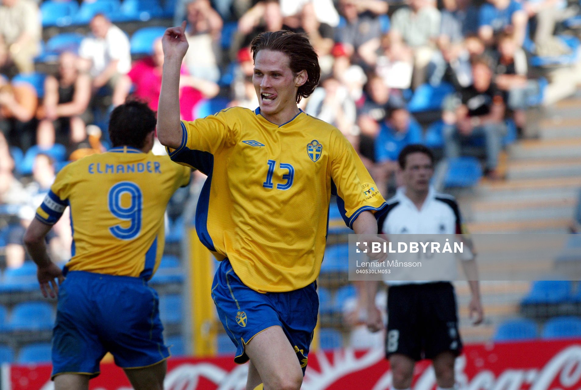  Jon Jönsson, Sverige, jubel.