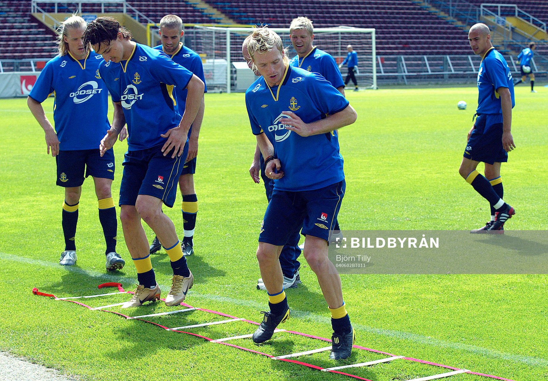 Zlatan Ibrahimovic, Christian Wilhelmsson, Henke Larsson,