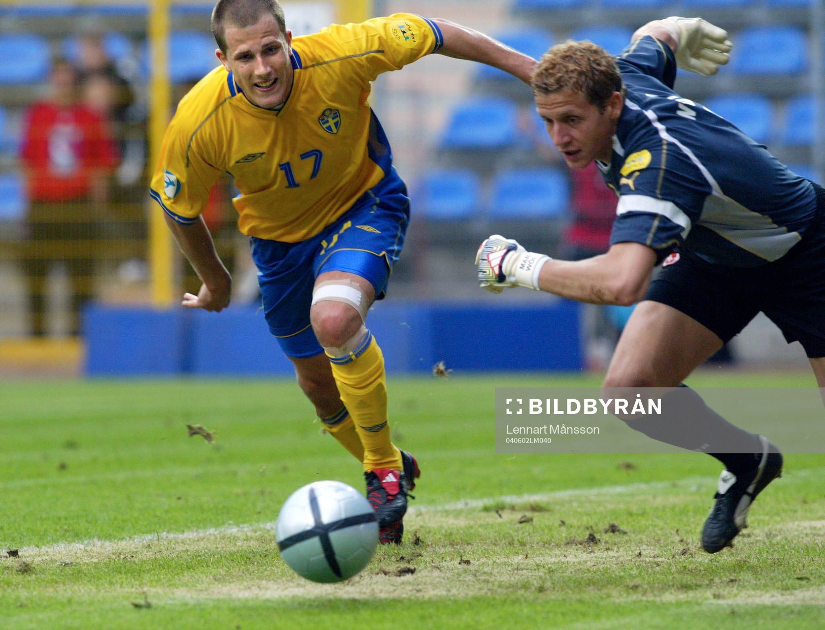 Tobias Hysén, Sverige och Marco Wölfli Schweiz (målvakt)