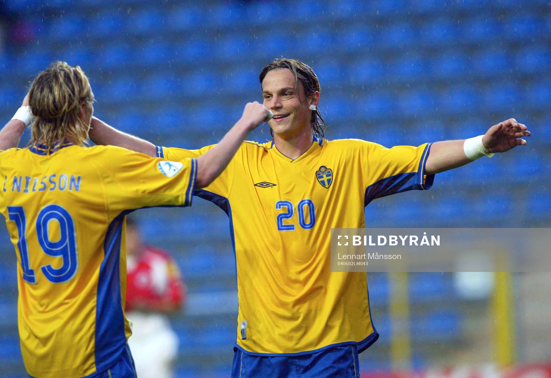 Markus Rosenberg och Lars Nilsson (Lars Lasse Nilsson),