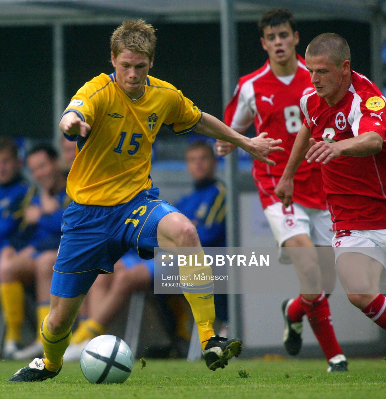 Johan Andersson, Sverige och Tranquillo Barnetta, Schweiz